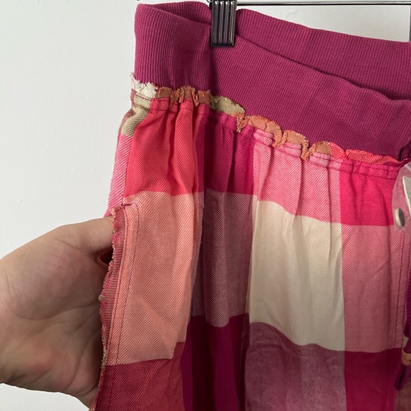 Free People Pink and Cream Pajama Pants - Picture 11 of 12